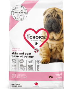 1st Choice Cachorro Toda Raza Pelo y Piel Sensible (Cordero) | Tobipets ...