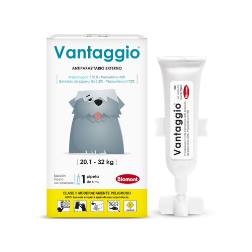 Biomont Vantaggio 4.00ml Azul | Tobipets Costa Rica